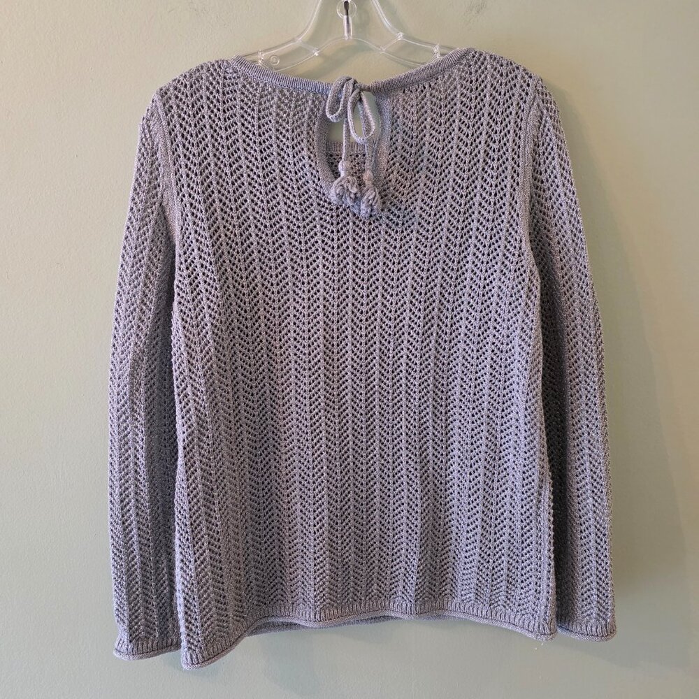 Talbots Metallic Sweater, Size SP, NWT - Picture 3 of 8